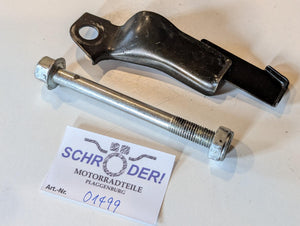 Yamaha XT600Z 3AJ Schlauchschutz Schutzplatte 34L-2176E-01 Schlauchhalter Ölschlauch Motorhalter Schraube 95811-10100 gebraucht