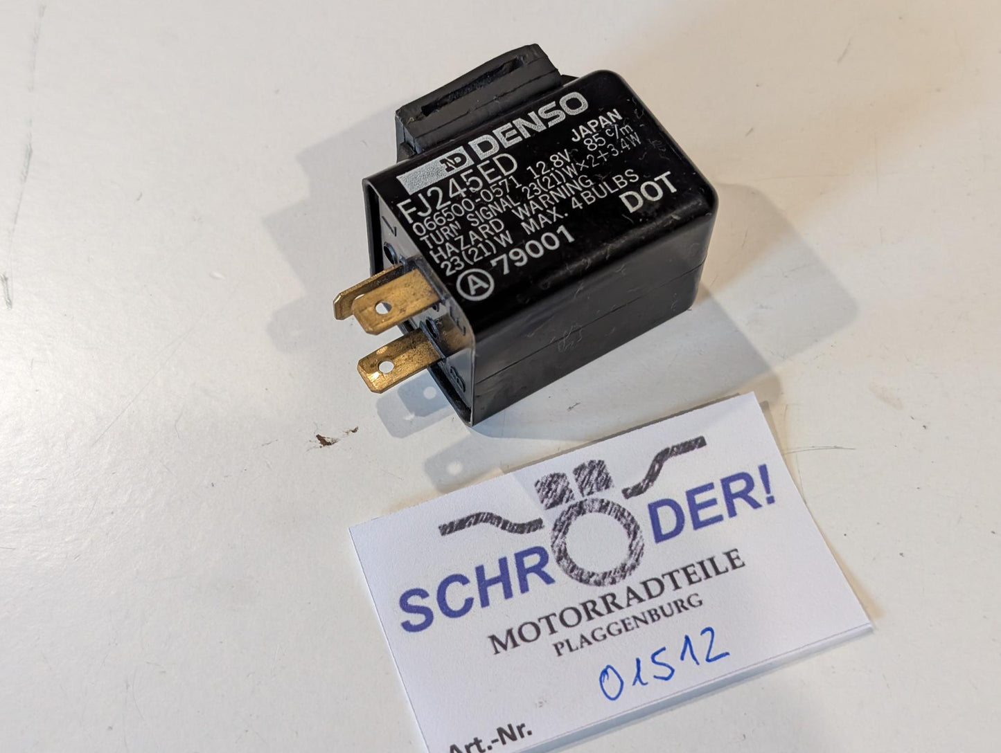 Yamaha XT600Z 3AJ Blinkerrelais 1U3-83350-40 mit Gummihalter gebraucht