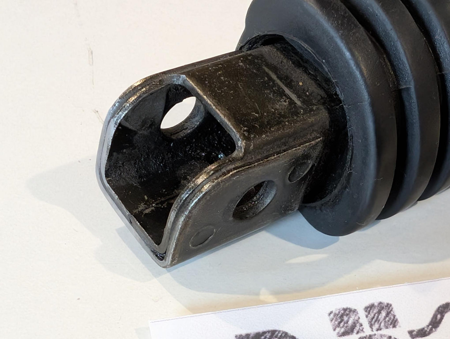 Yamaha XT600Z 3AJ Fussraste vorne links 214-27421-00 214-27413-00 mit Bolzen und Feder gebraucht