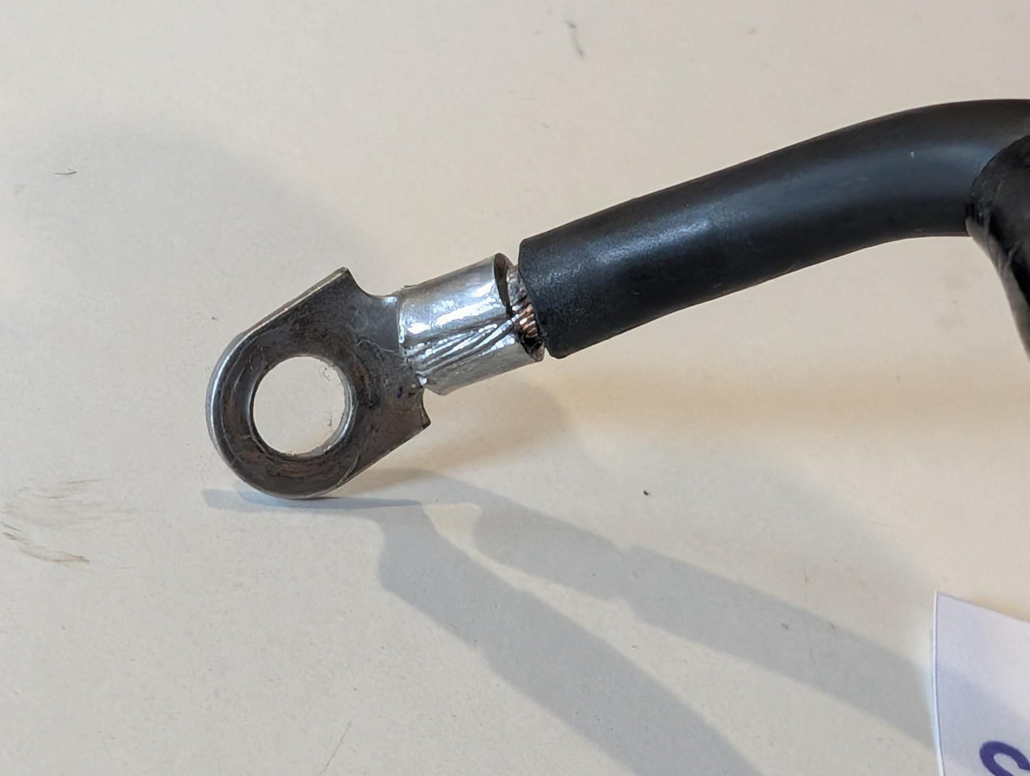 Yamaha XT600Z 3AJ Anlasserkabel Batteriekabel Minuskabel schwarzes Negatives Kabel 1VJ-82116-00 gebraucht