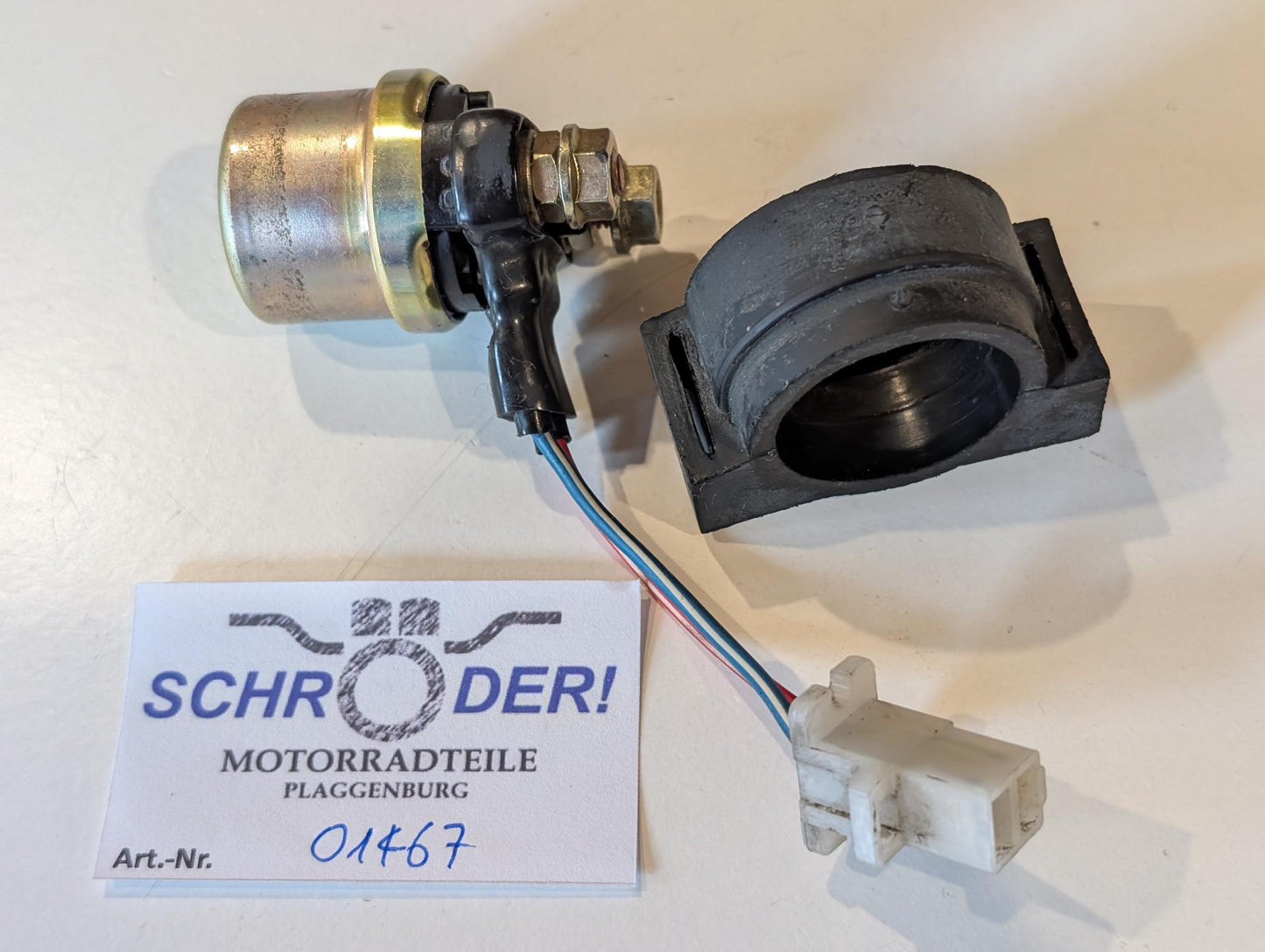 Yamaha XT600Z 3AJ Anlasserrelais 3AY-81940-00 mit Gummihalter gebraucht