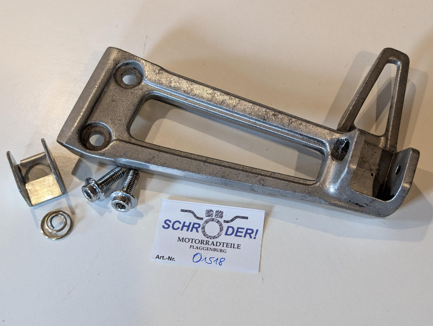 Yamaha XT600Z 3AJ Fussrastenhalter Konsole hinten links 51Y-2741L-00 mit Schrauben gebraucht