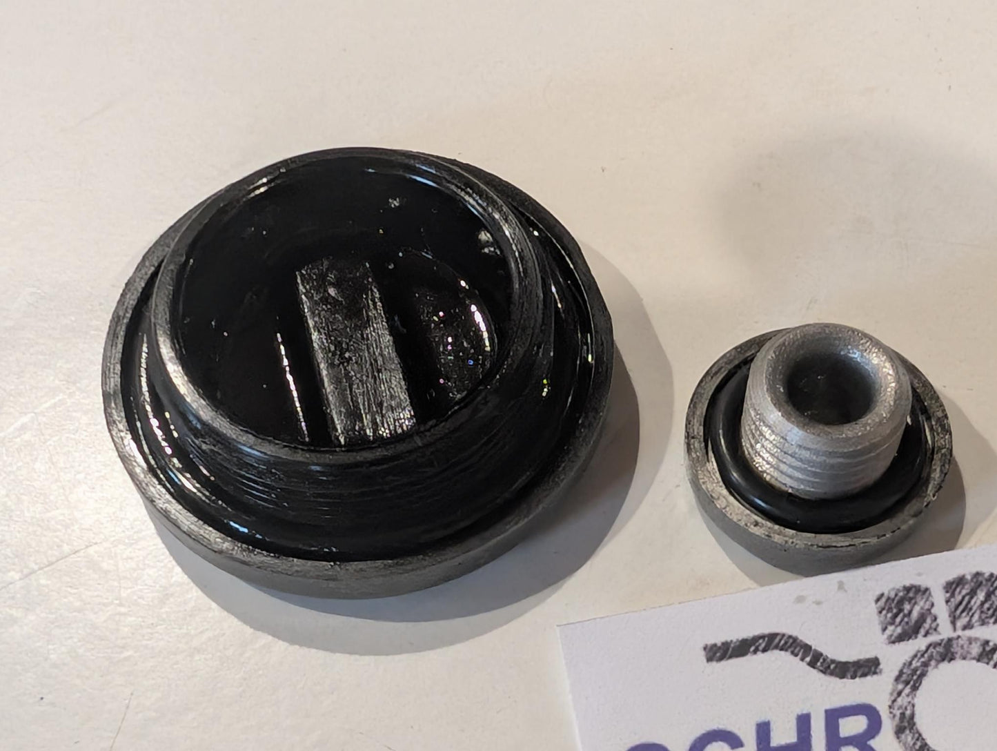 Yamaha XT600Z 3AJ Schraubdeckel Verschlussschraube 90340-36121 und 90340-14120 Kurbelwelle Lichtmaschine gebraucht