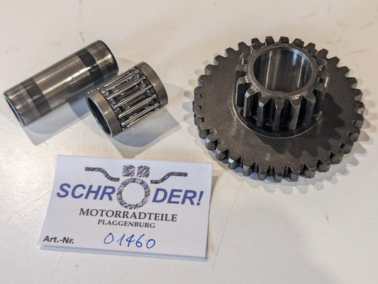 Yamaha XT600Z 3AJ Anlasser Zwischenzahnrad 1VJ-15517-00 Lager 93310-217R7 Welle 1VJ-15522-00 gebraucht