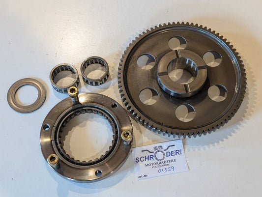Yamaha XT600Z 3AJ Anlasserfreilauf 1VJ-15590-00 1VJ-15515-00 Zahnrad Lager 93310-530R5 Anlasser an Rotor gebraucht