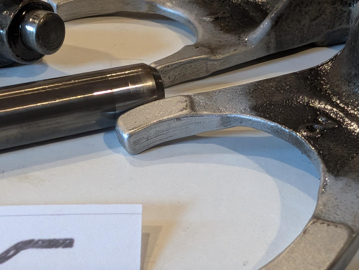 Yamaha XT600Z 3AJ Schaltgabeln 5Y1-18511-00 5Y1-18512-00 5Y1-18513-00 und Schaltgabelwellen Führung 34K-18531-00 34K-18535-00 gebraucht