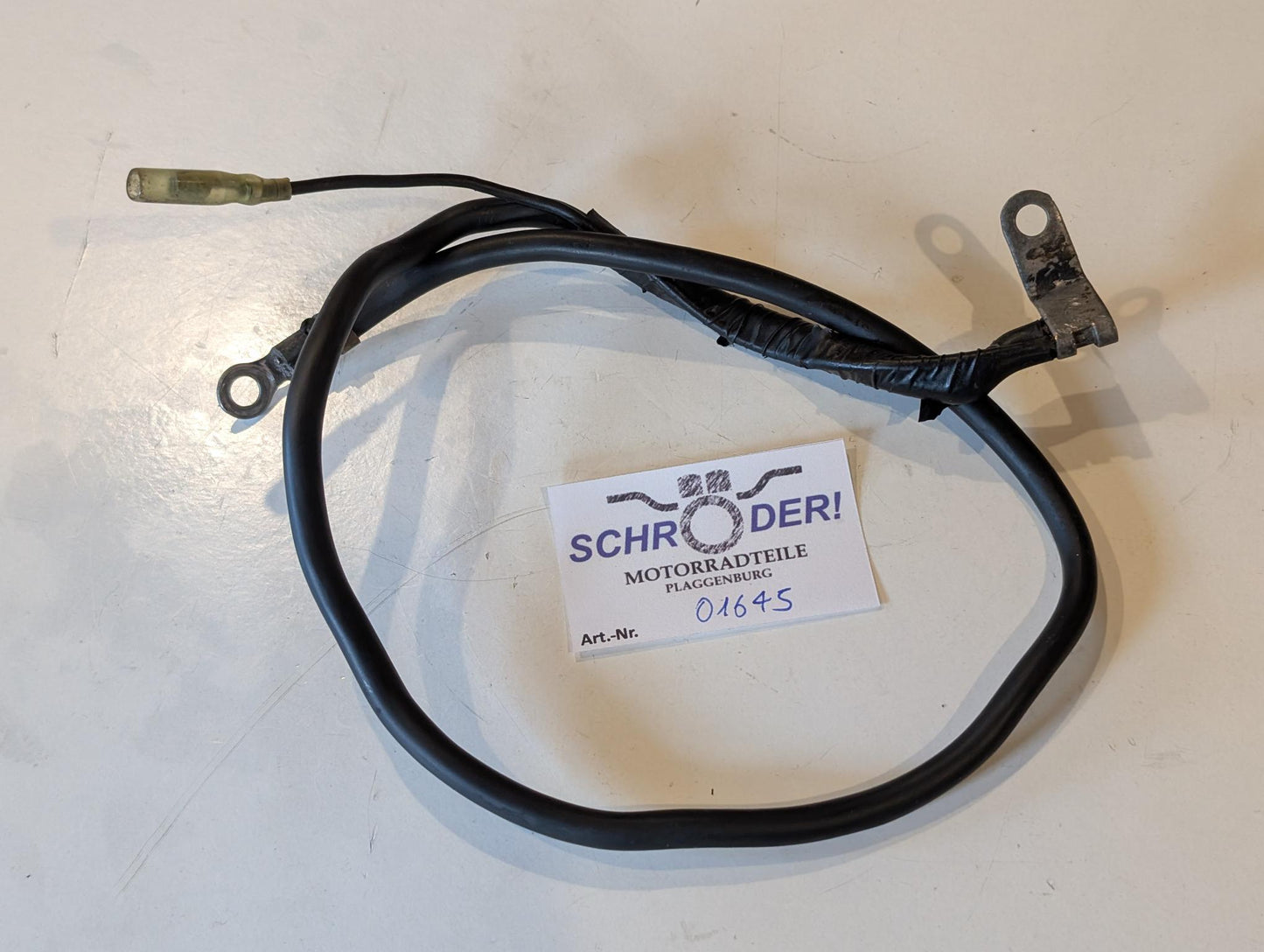Yamaha XT600Z 3AJ Anlasserkabel Batteriekabel Minuskabel schwarzes Negatives Kabel 1VJ-82116-00 gebraucht