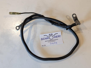 Yamaha XT600Z 3AJ Anlasserkabel Batteriekabel Minuskabel schwarzes Negatives Kabel 1VJ-82116-00 gebraucht