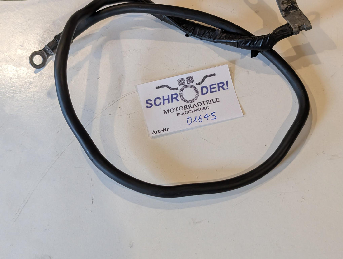 Yamaha XT600Z 3AJ Anlasserkabel Batteriekabel Minuskabel schwarzes Negatives Kabel 1VJ-82116-00 gebraucht