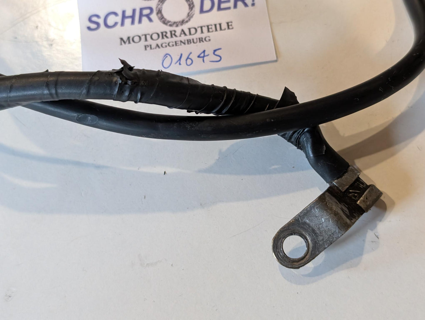 Yamaha XT600Z 3AJ Anlasserkabel Batteriekabel Minuskabel schwarzes Negatives Kabel 1VJ-82116-00 gebraucht
