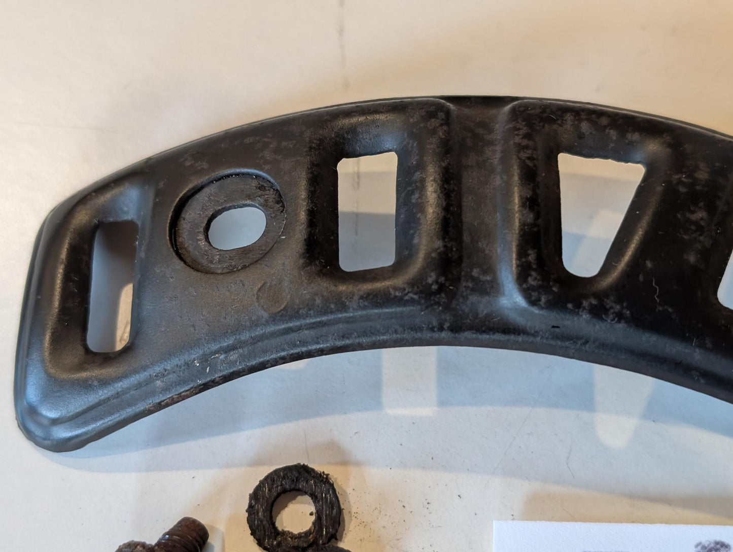 Yamaha XT600Z 3AJ Hitzeschutzblech Hitzeblech 34K-14628-01 Krümmer Auspuff gebraucht