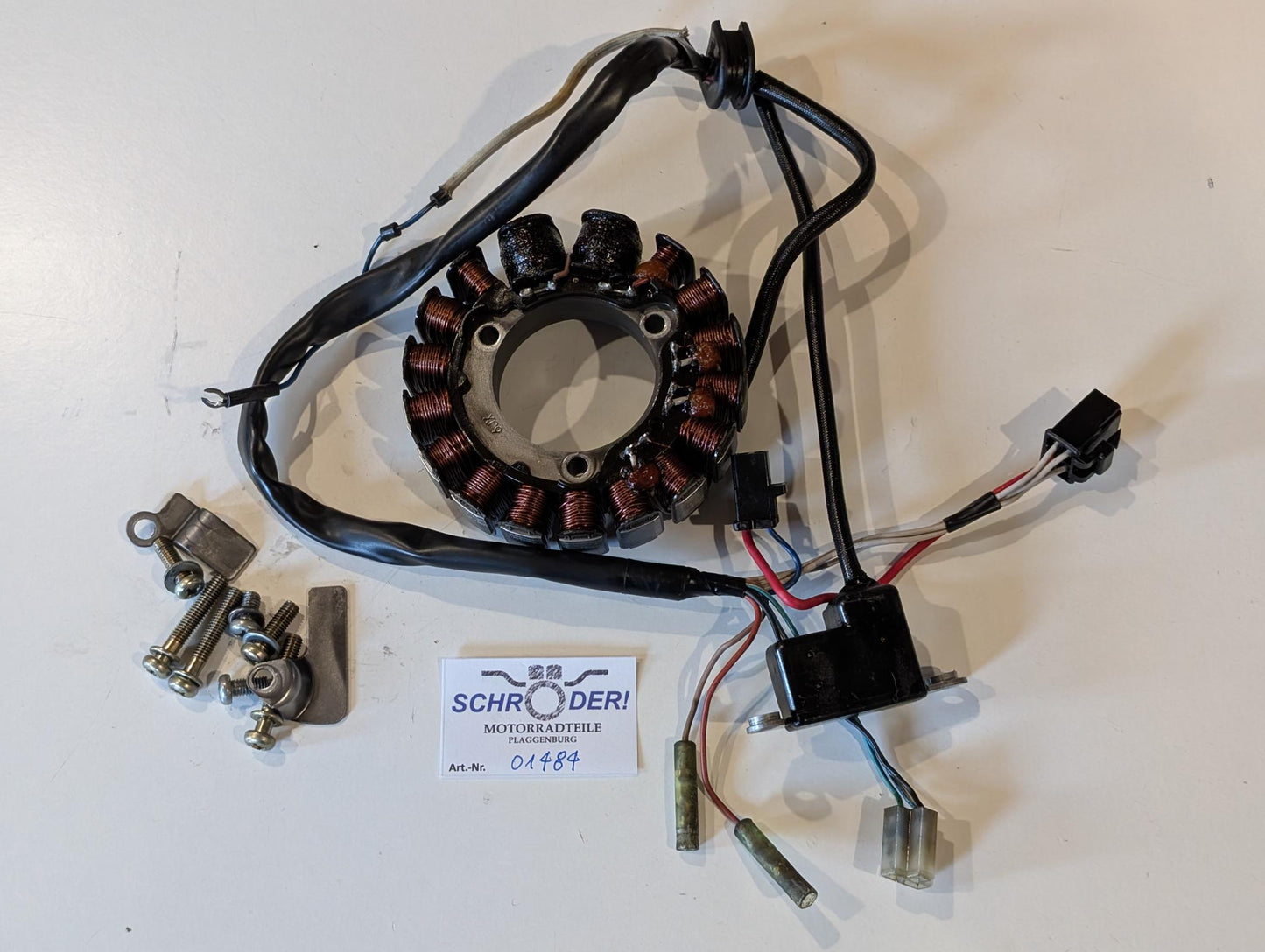 Yamaha XT600Z 3AJ Stator Lichtmaschine 3AJ-85510-00 mit Schrauben gebraucht