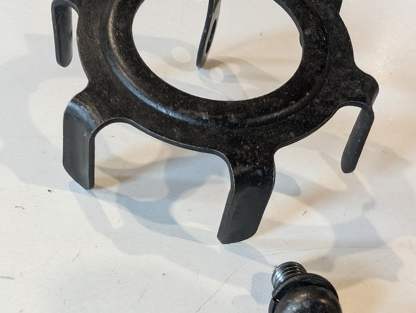 Yamaha XT600Z 3AJ Sicherungsblech 3AJ-25888-00 Ausgleichsbehälter Bremsflüssigkeit hinten gebraucht