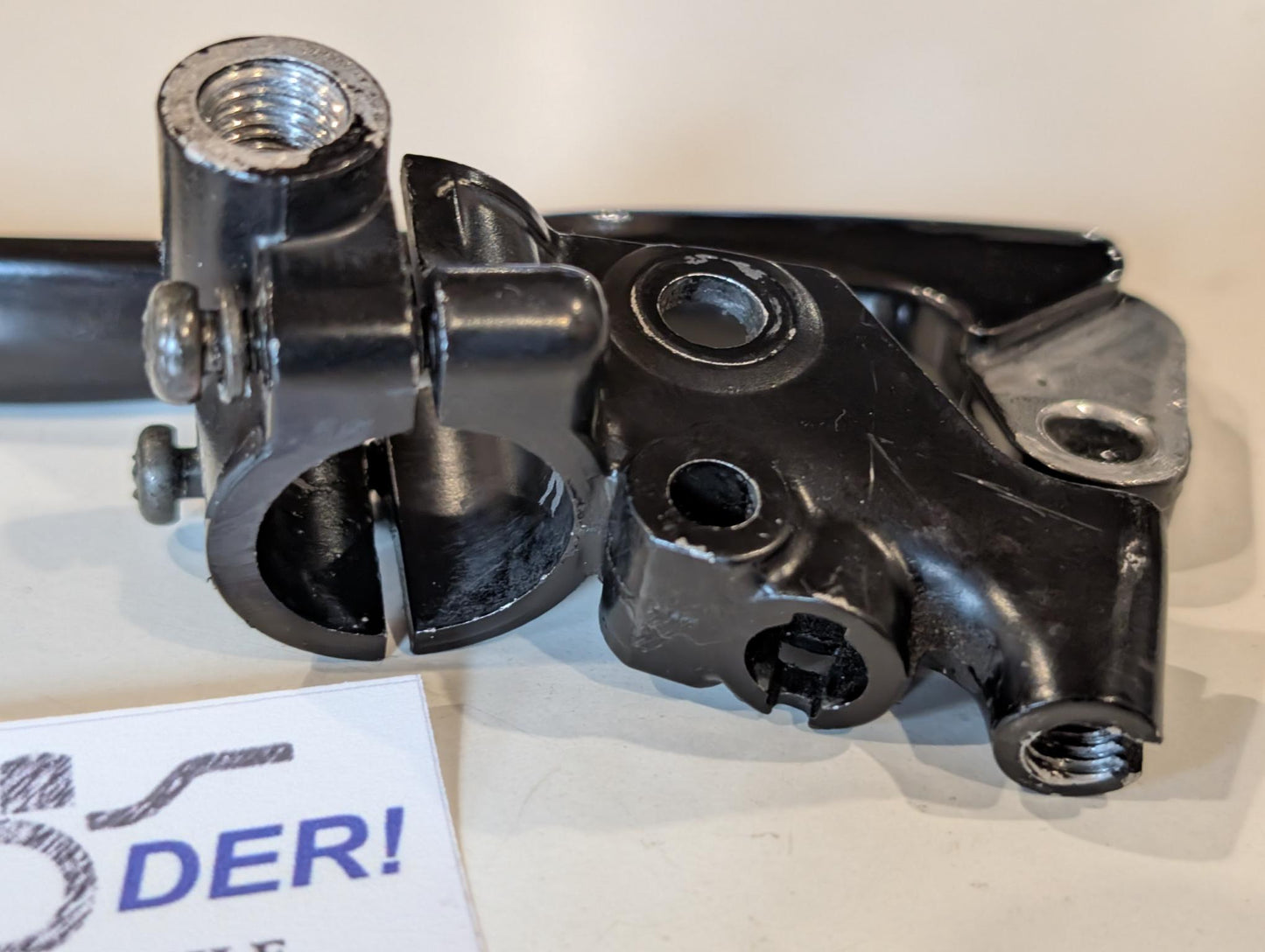 Yamaha XT600Z 3AJ Halter Kupplungshebel 1LN-82911-00 90109-06798 Spiegelhalter links gebraucht