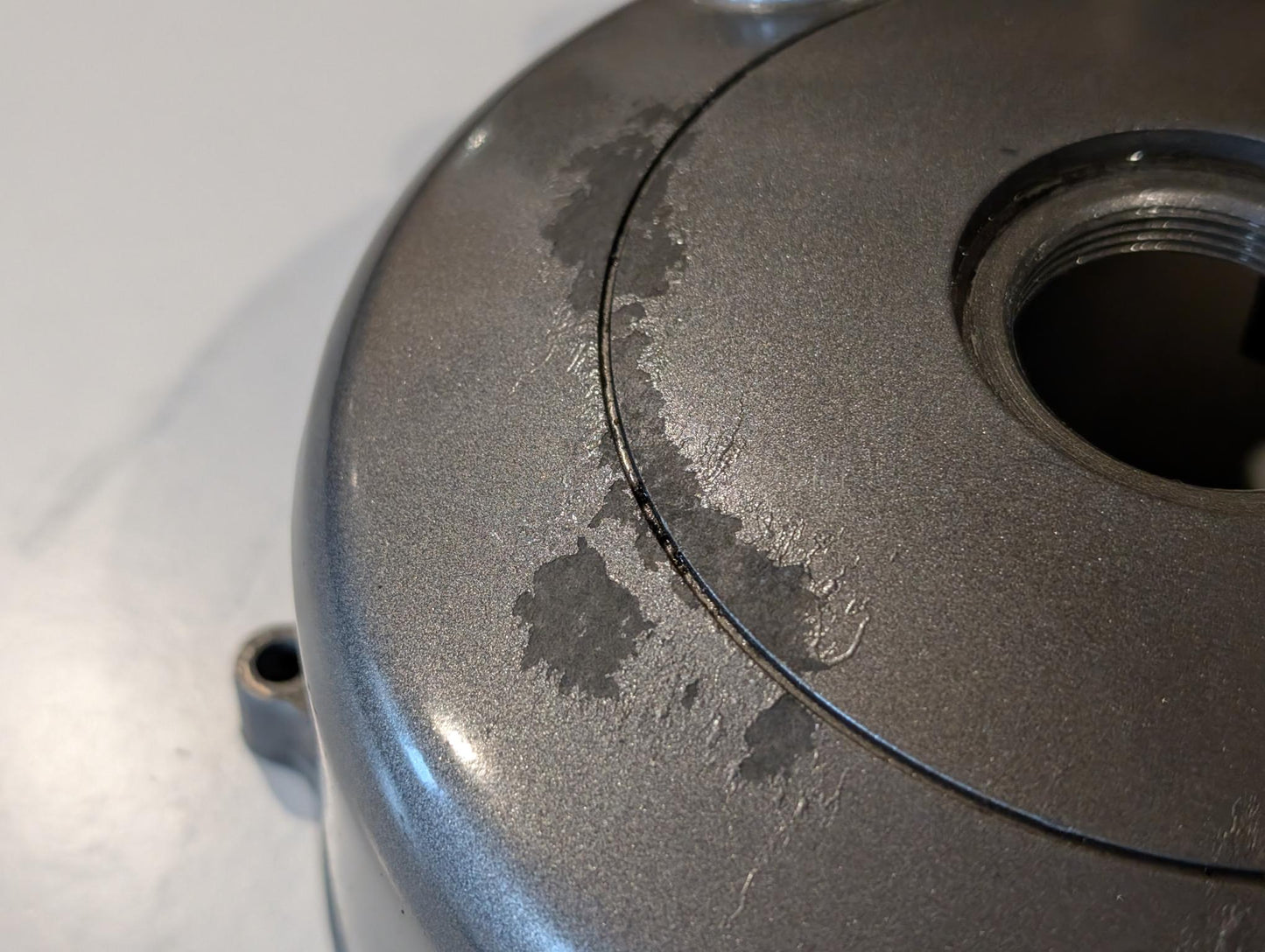 Yamaha XT600Z 3AJ Kurbelgehäusedeckel 3AJ-15411-00 Lichtmaschinen Lichtmaschinendeckel gebraucht defekt