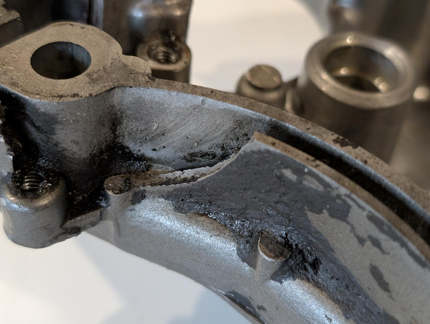 Yamaha XT600Z 3AJ Kurbelgehäusedeckel 3AJ-15411-00 Lichtmaschinen Lichtmaschinendeckel gebraucht defekt