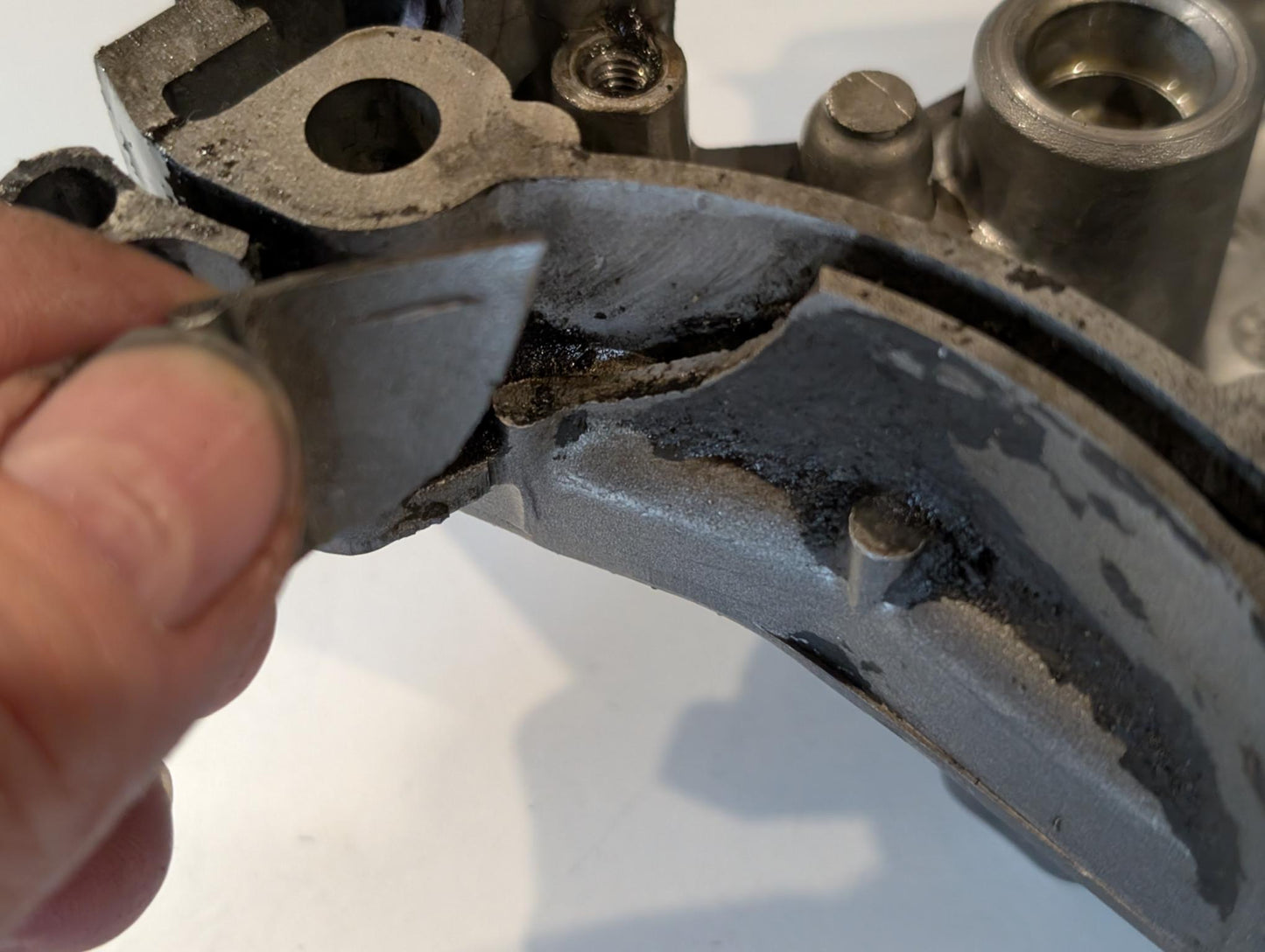 Yamaha XT600Z 3AJ Kurbelgehäusedeckel 3AJ-15411-00 Lichtmaschinen Lichtmaschinendeckel gebraucht defekt