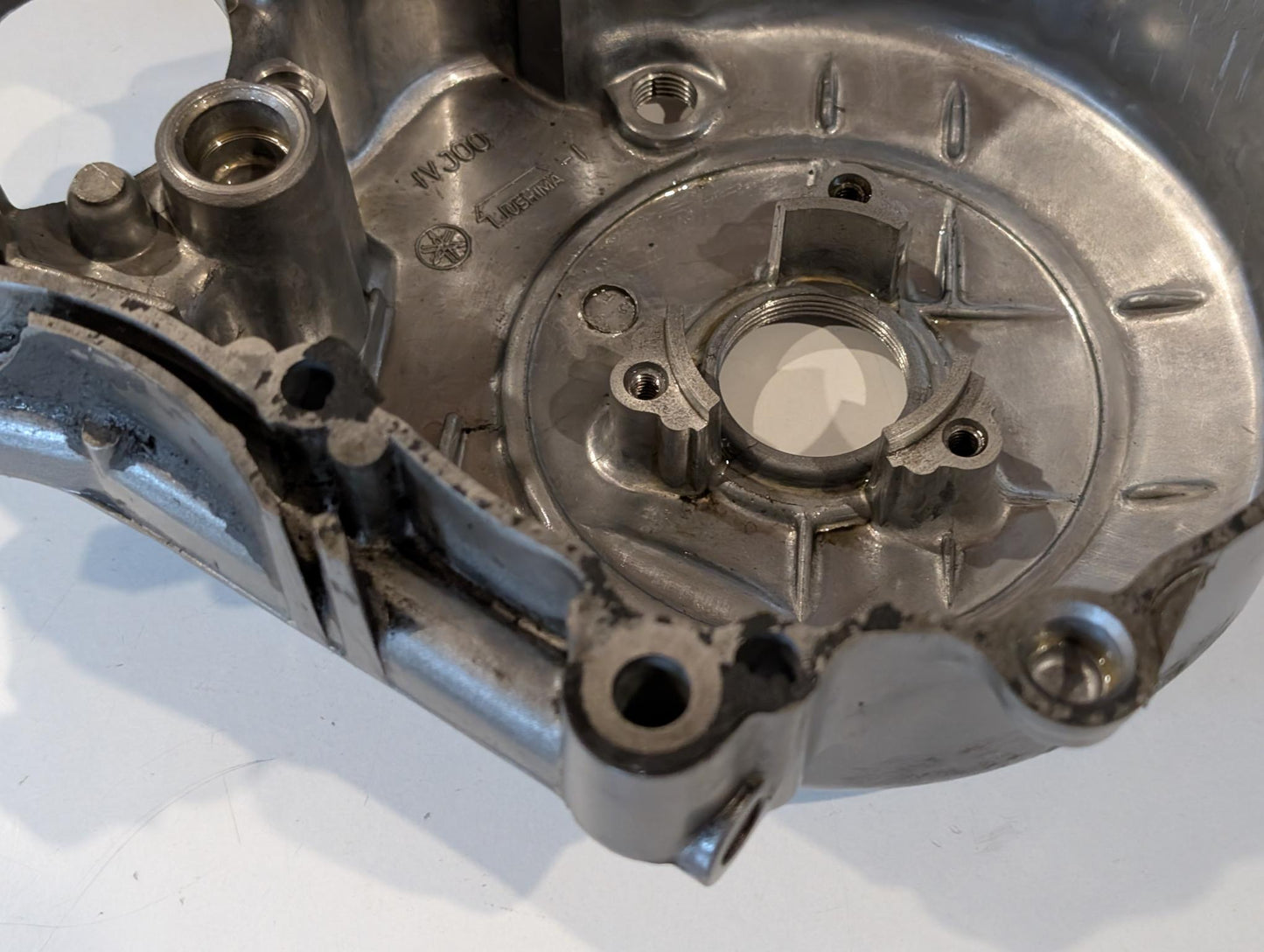 Yamaha XT600Z 3AJ Kurbelgehäusedeckel 3AJ-15411-00 Lichtmaschinen Lichtmaschinendeckel gebraucht defekt