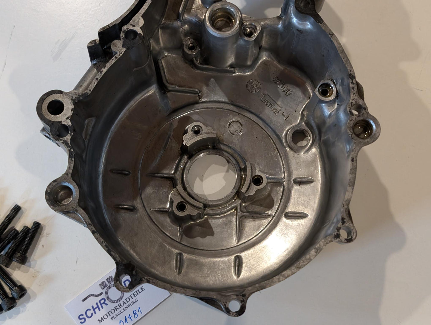 Yamaha XT600Z 3AJ Kurbelgehäusedeckel 3AJ-15411-00 Lichtmaschinen Lichtmaschinendeckel gebraucht defekt
