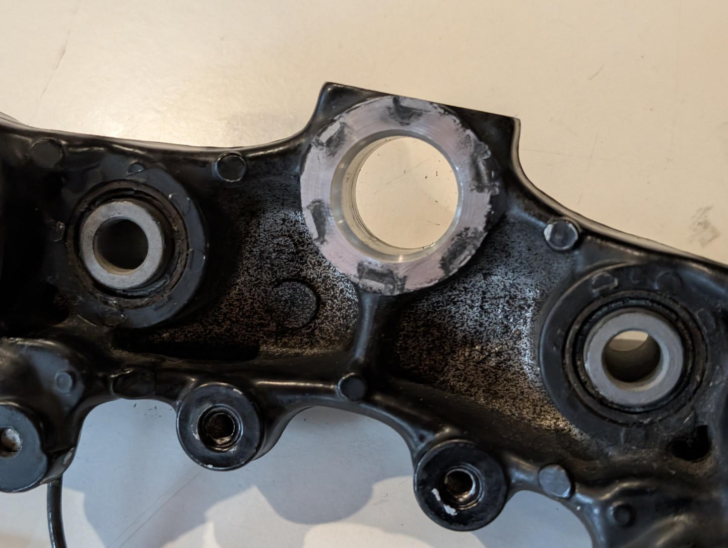 Yamaha XT600Z 3AJ Gabelkrone Lenkerkrone 34L-23435-00 Gabelbrücke Oberteil mit Schraube gebraucht