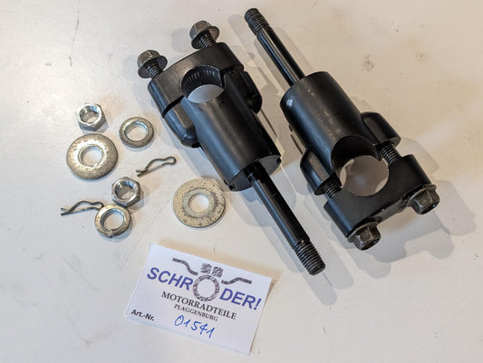 Yamaha XT600Z 3AJ Lenkerhalter 3AJ-23442-00 Klemmen 1E6-23441-00 und Schrauben gebraucht