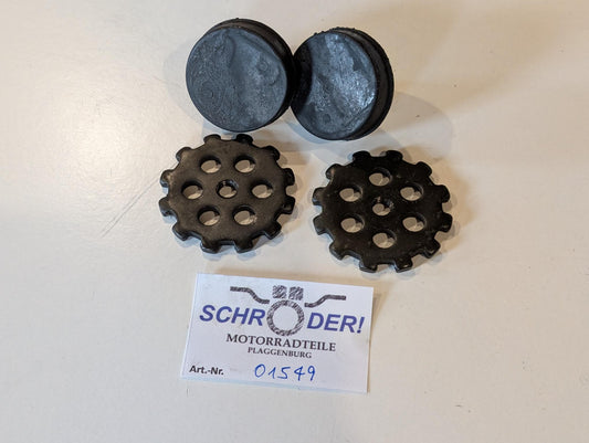 Yamaha XT600Z 3AJ Tankauflagerung 3AJ-24185-00 Tankhalter Dämpfer Dämpfungslager gebraucht