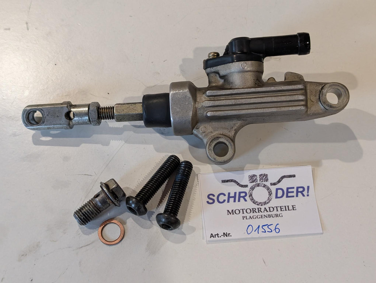 Yamaha XT600Z 3AJ Bremszylinder Bremspumpe 2KF-25850-50 Hinterradbremse Hauptbremszylinder hinten mit Schrauben gebraucht