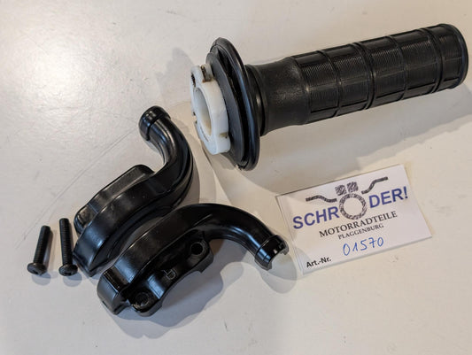 Yamaha XT600Z 3AJ Gasgriff 3Y1-26243-01 Griffkappen 34K-26281-00 1VJ-26282-00 gebraucht