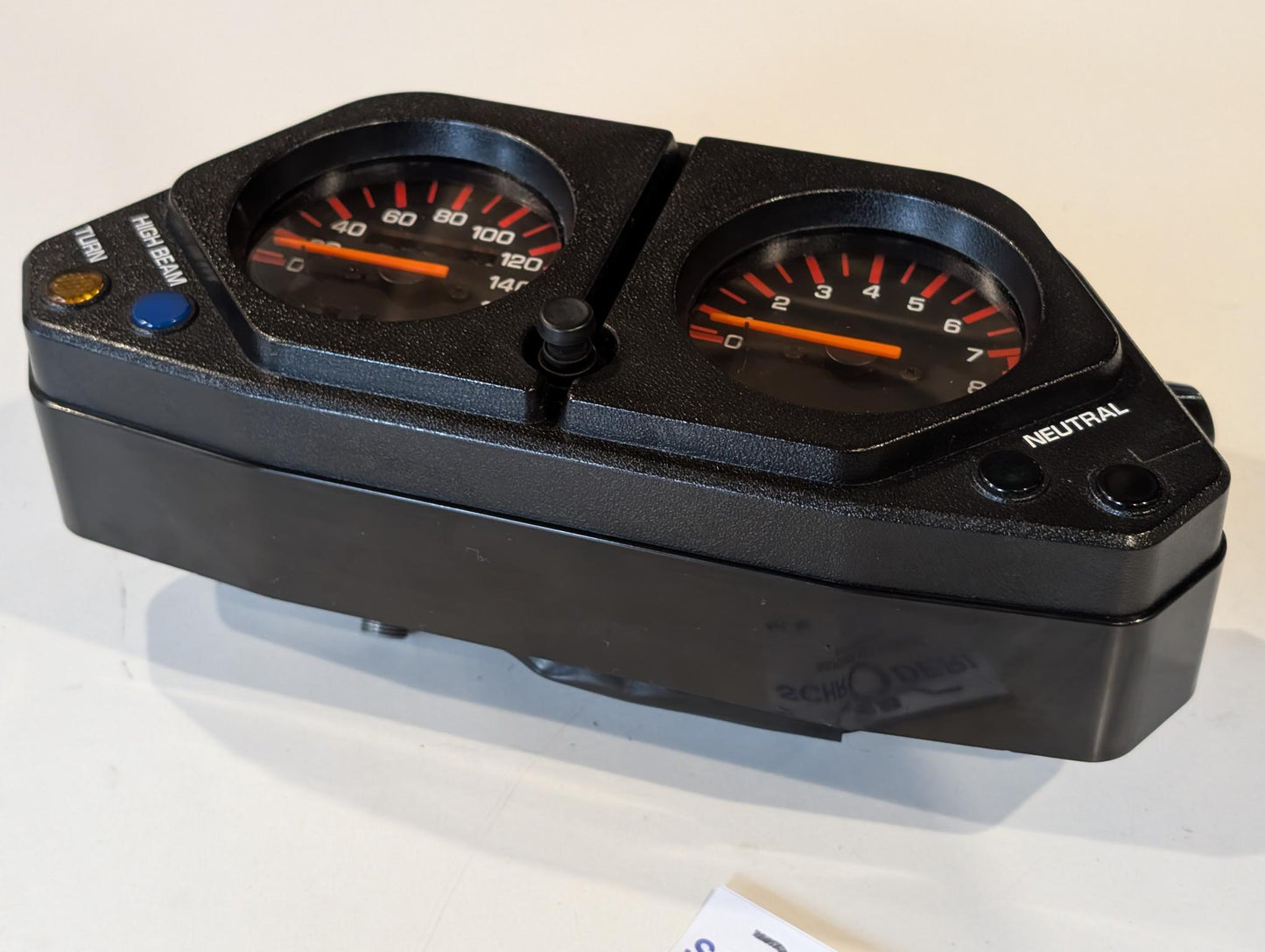 Yamaha XT600Z 3AJ Cockpit Instrumententafel 3AJ-83500-00 Drehzahlmesser 3AJ-83540-00 Tachometer 3AJ-83570-00 Abdeckung 3AJ-83559-00 komplett gebraucht