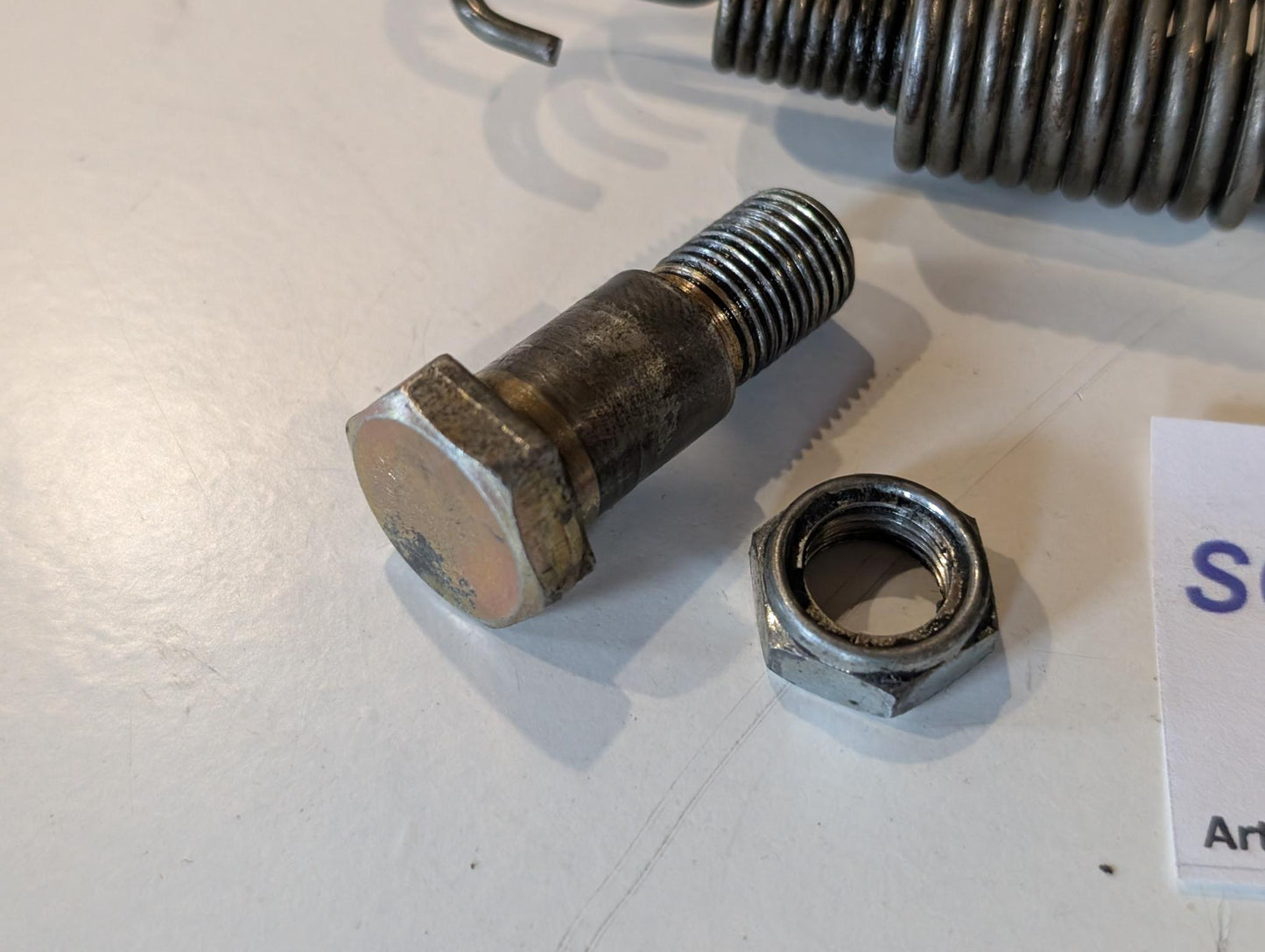 Yamaha XT600Z 3AJ Seitenständer 3AJ-27311-00 mit Schraube 90109-124A7 Mutter Federn 90506-18224 90506-26225 Platte 5Y1-27315-00 gebraucht