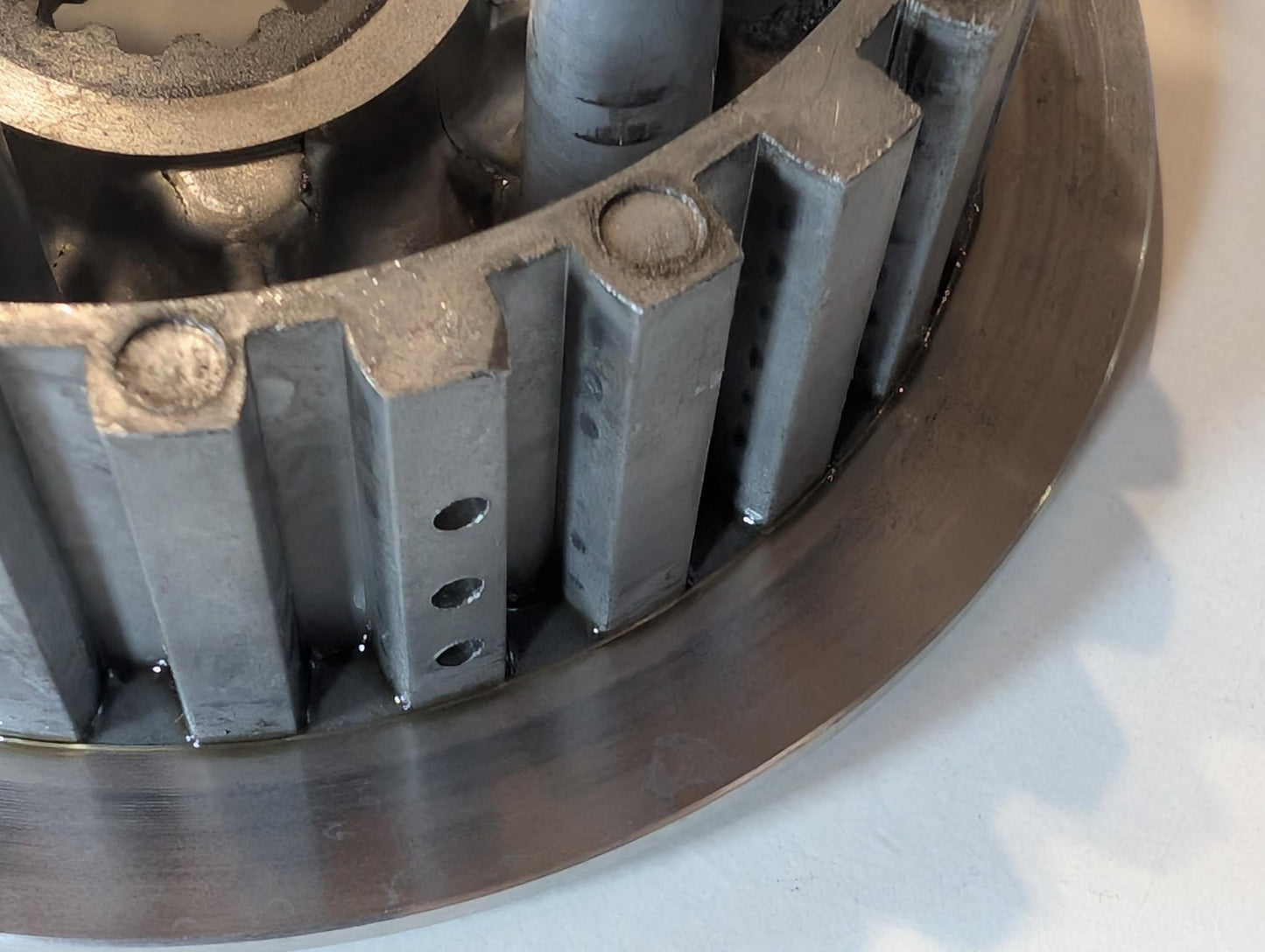 Yamaha XT600Z 3AJ Kupplung Kupplungsnabe 2JN-16371-00 mit Mutter und Distanzscheibe 2JN-16154-00 gebraucht