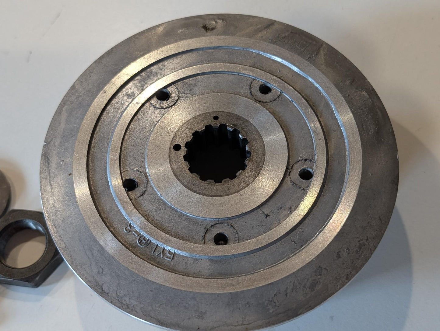 Yamaha XT600Z 3AJ Kupplung Kupplungsnabe 2JN-16371-00 mit Mutter und Distanzscheibe 2JN-16154-00 gebraucht