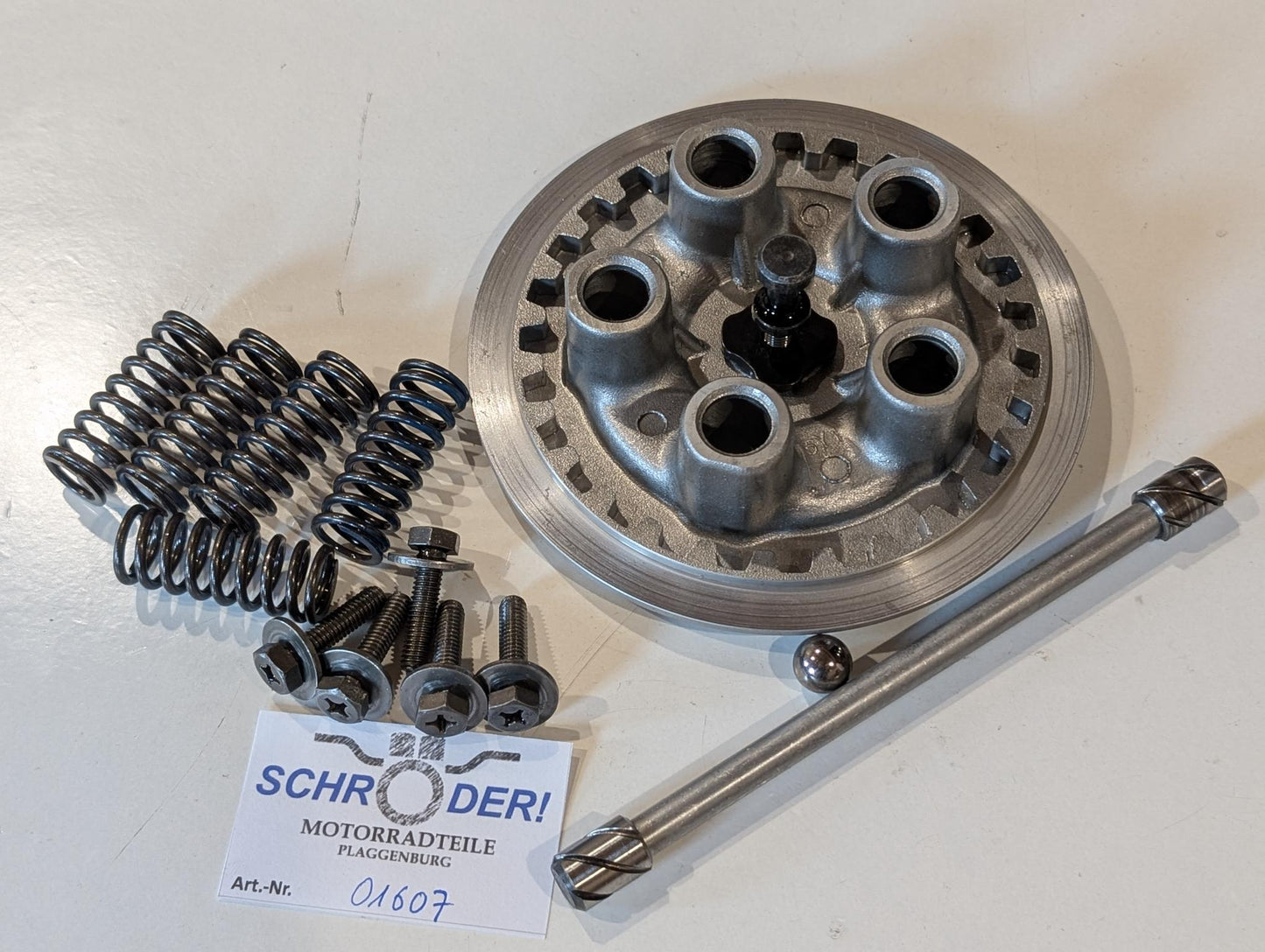Yamaha XT600Z 3AJ Kupplung Druckplatte 5Y1-16351-00 Schubplatte 30X-16358-00 Kugel Schubstange 5Y1-16357-00 mit Schrauben Federn gebraucht