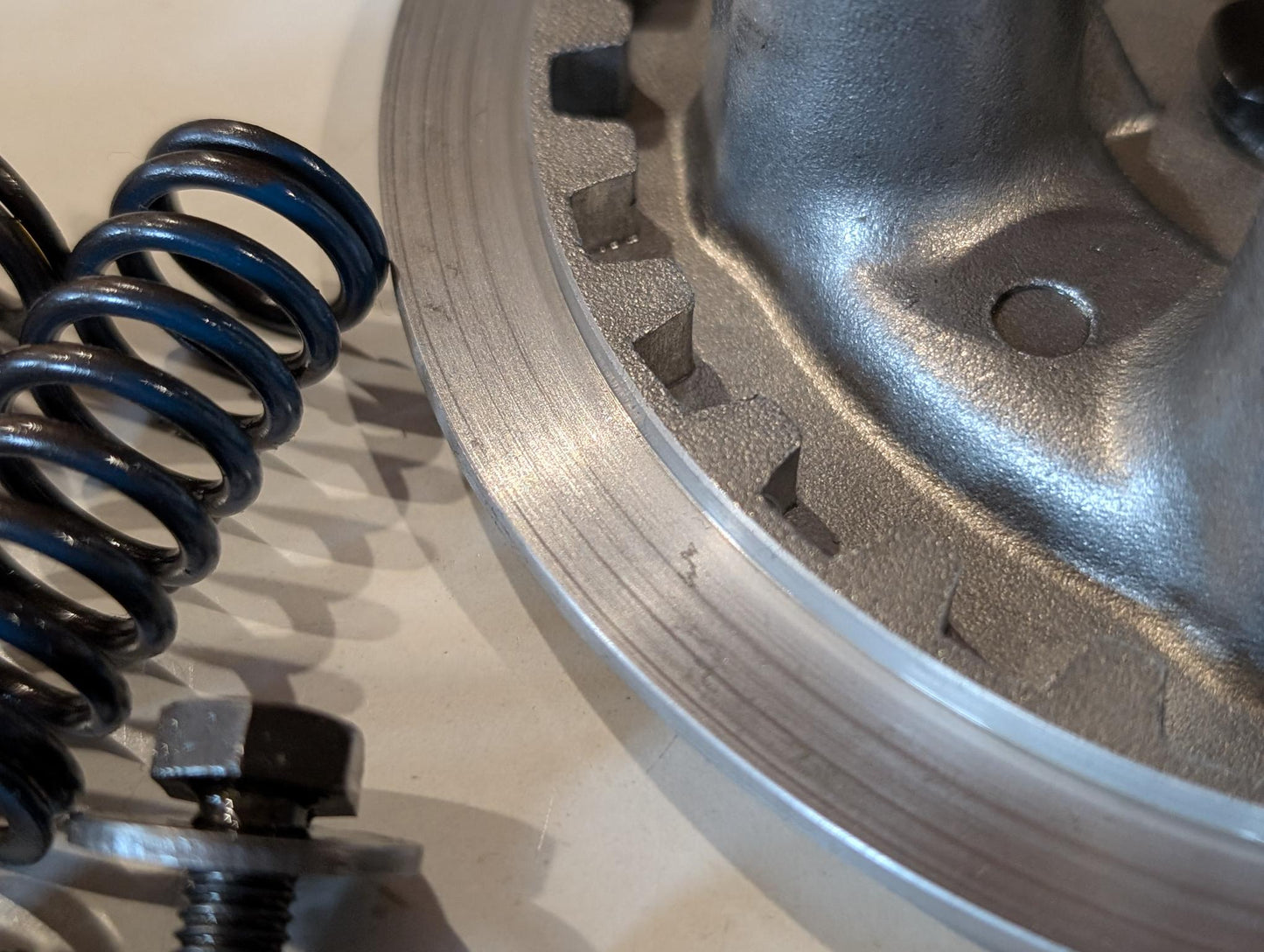 Yamaha XT600Z 3AJ Kupplung Druckplatte 5Y1-16351-00 Schubplatte 30X-16358-00 Kugel Schubstange 5Y1-16357-00 mit Schrauben Federn gebraucht