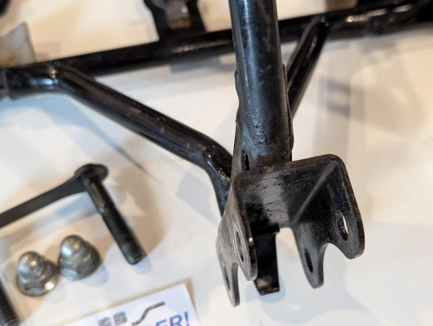 Yamaha XT600Z 3AJ Halterung Nebenrahmen 3AJ-28356-00 Scheinwerfer Kanzelhalterung Geweih gebraucht