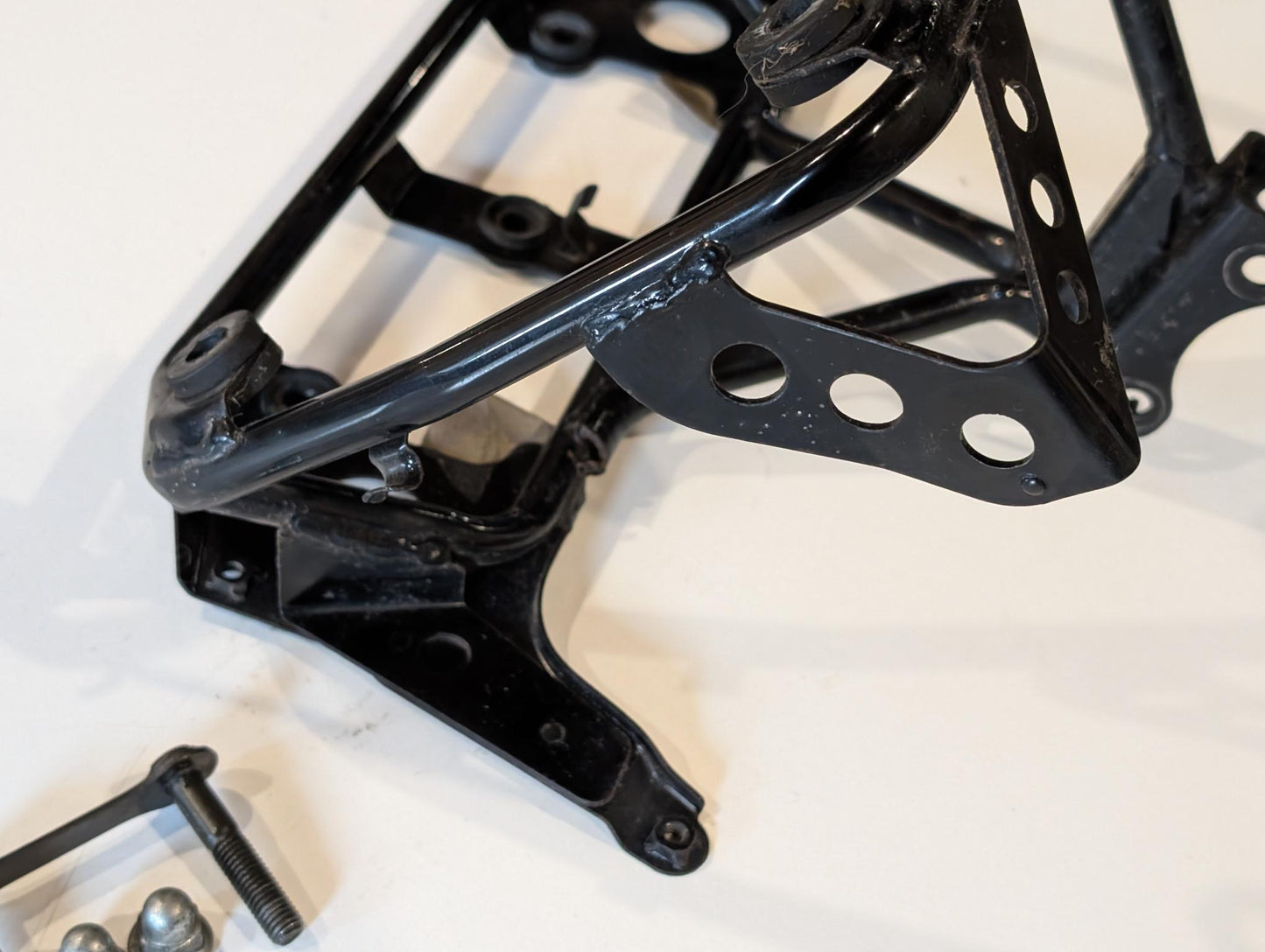 Yamaha XT600Z 3AJ Halterung Nebenrahmen 3AJ-28356-00 Scheinwerfer Kanzelhalterung Geweih gebraucht