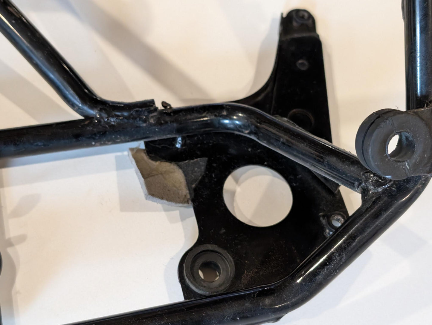 Yamaha XT600Z 3AJ Halterung Nebenrahmen 3AJ-28356-00 Scheinwerfer Kanzelhalterung Geweih gebraucht