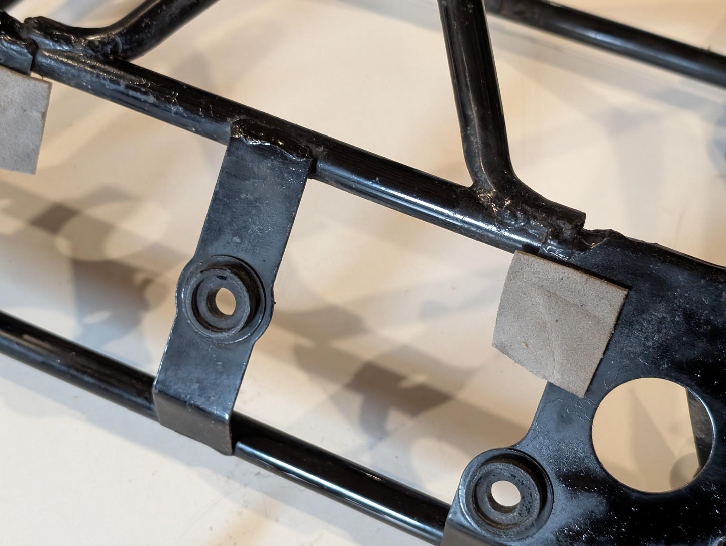 Yamaha XT600Z 3AJ Halterung Nebenrahmen 3AJ-28356-00 Scheinwerfer Kanzelhalterung Geweih gebraucht