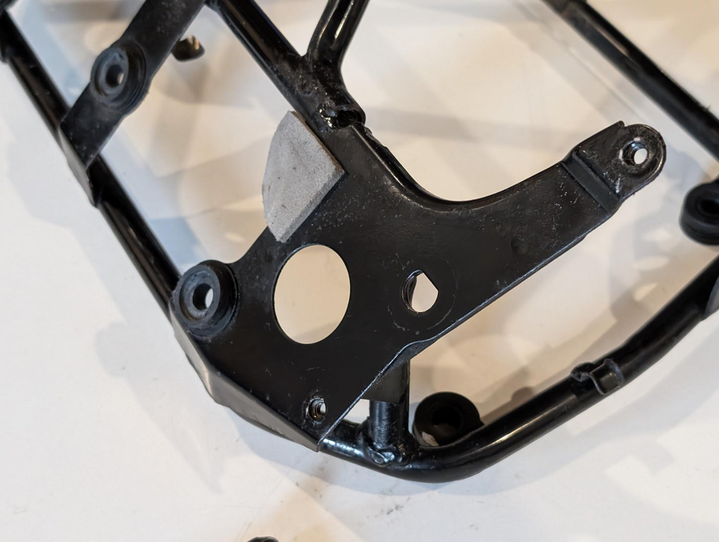 Yamaha XT600Z 3AJ Halterung Nebenrahmen 3AJ-28356-00 Scheinwerfer Kanzelhalterung Geweih gebraucht