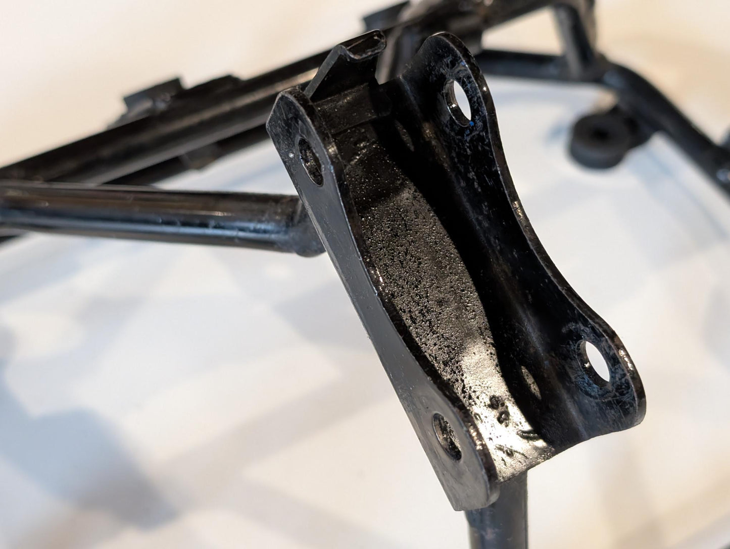 Yamaha XT600Z 3AJ Halterung Nebenrahmen 3AJ-28356-00 Scheinwerfer Kanzelhalterung Geweih gebraucht
