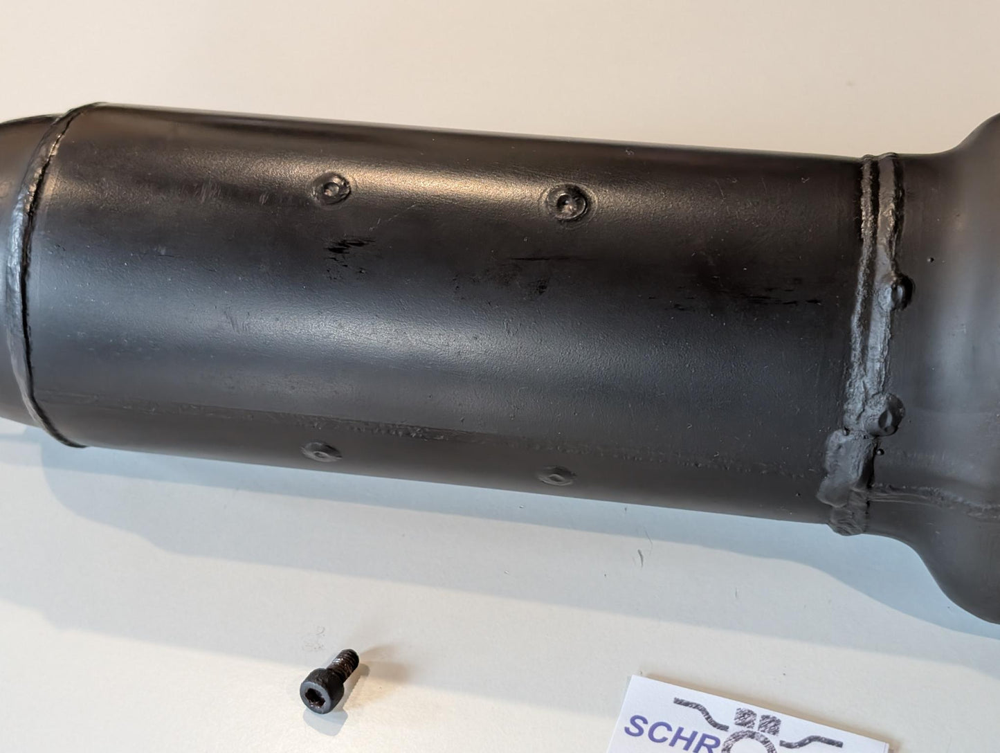 Yamaha XT600Z 3AJ Endschalldämpfer Endtopf Auspuff 3AJ-14711-00 Endstück 3AJ-14752-60 Auslassrohr Flöte gebraucht