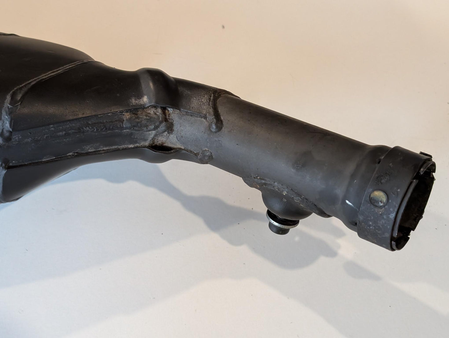Yamaha XT600Z 3AJ Endschalldämpfer Endtopf Auspuff 3AJ-14711-00 Endstück 3AJ-14752-60 Auslassrohr Flöte gebraucht