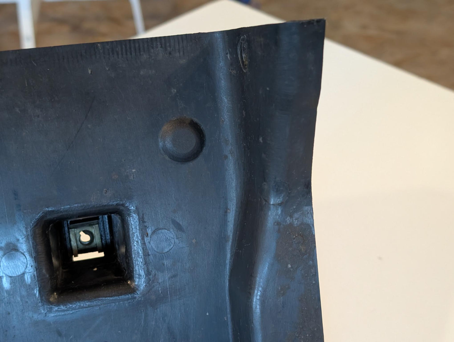 Yamaha XT600Z 3AJ Spritzschutz Schlammschutz Kennzeichenhalter 1VJ-21685-11 Schutzblech hinten Heckfender gebraucht