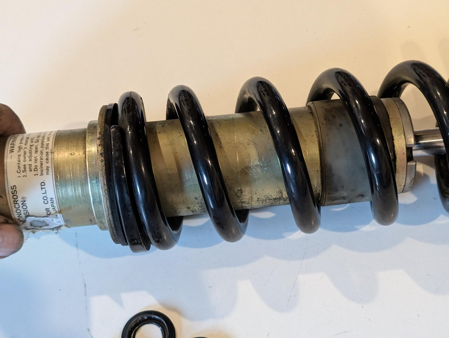 Yamaha XT600Z 3AJ Federbein hinten 3AJ-22210-00 Stoßdämpfer Bolzen oben 90240-14106 Schraube unten 90101-12498 gebraucht