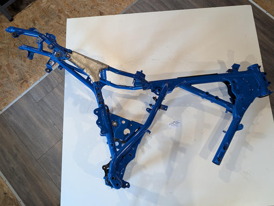 Yamaha XT600Z 3AJ Rahmen 3AJ-21110-10 Hauptrahmen blau mit Brief und Schein gebraucht