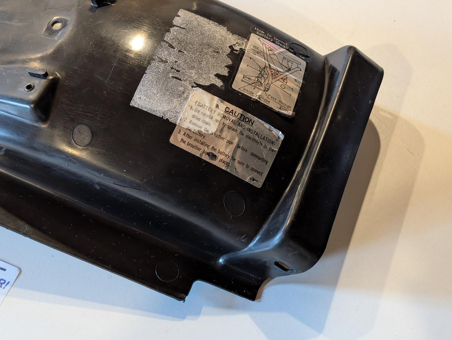 Yamaha XT600Z 3AJ Spritzschutz Schlammschutz 1VJ-21629-02 Heckfender Kotflügel hinten Schutzblech gebraucht