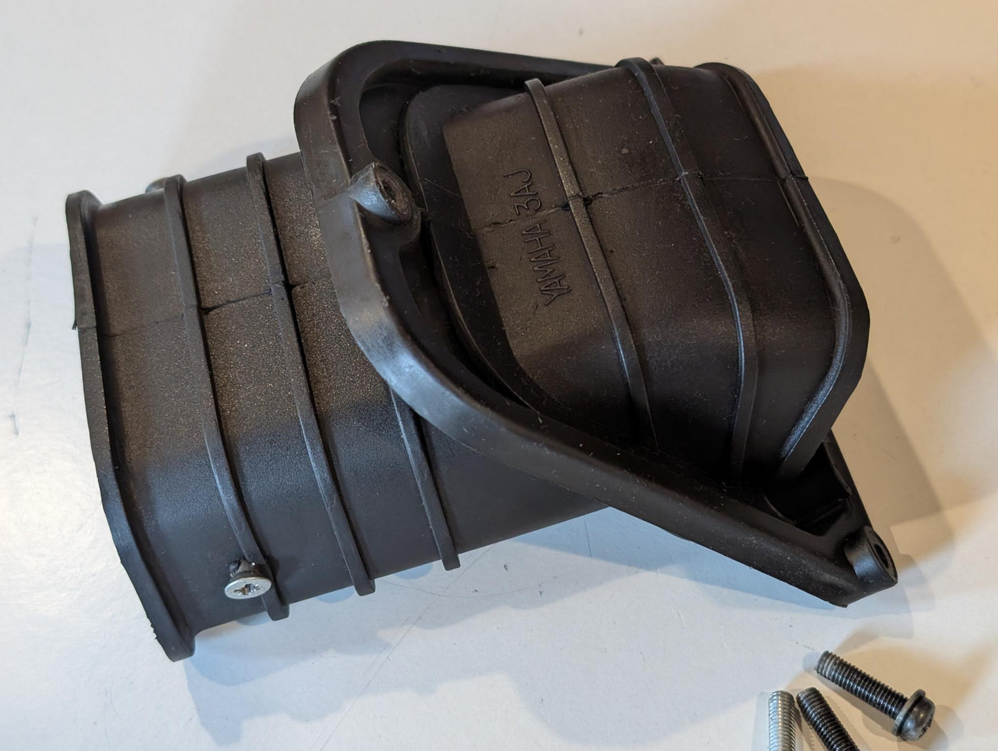 Yamaha XT600Z 3AJ Luftfilter Kanal Ansaugstutzen 3AJ-14437-00 Kappe 3AJ-14412-00 gebraucht