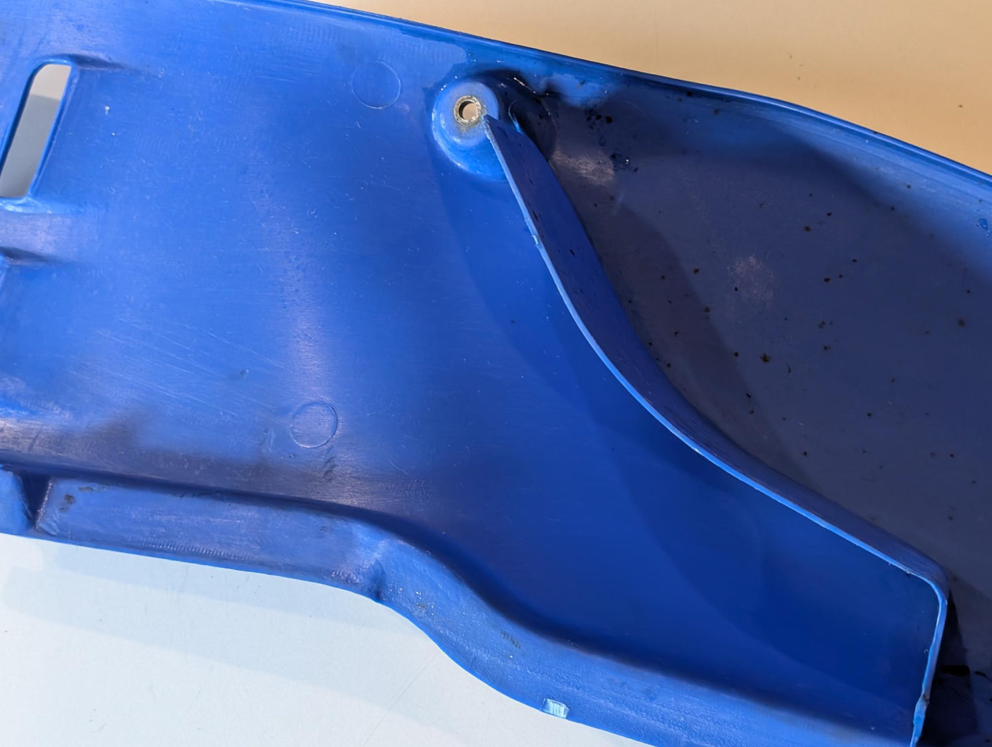 Yamaha XT600Z 3AJ Verkleidung Verkleidungsdeckel 3AJ-21711 Seitendeckel links blau gebraucht
