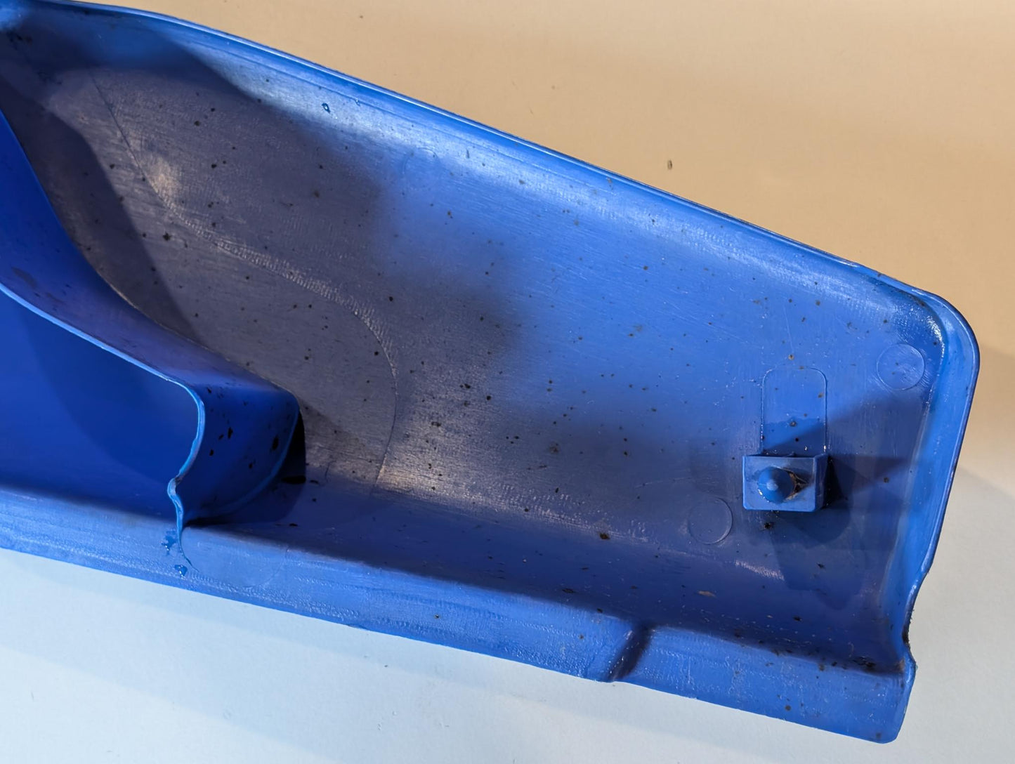 Yamaha XT600Z 3AJ Verkleidung Verkleidungsdeckel 3AJ-21711 Seitendeckel links blau gebraucht