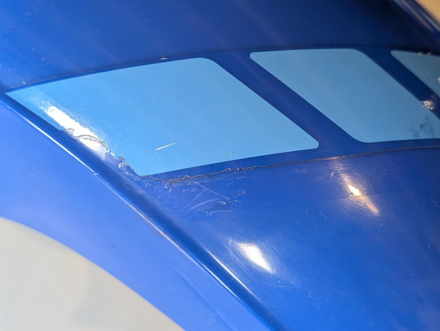 Yamaha XT600Z 3AJ Radabdeckung Kotflügel vorne 3AJ-21511-10 Fender Front blau gebraucht